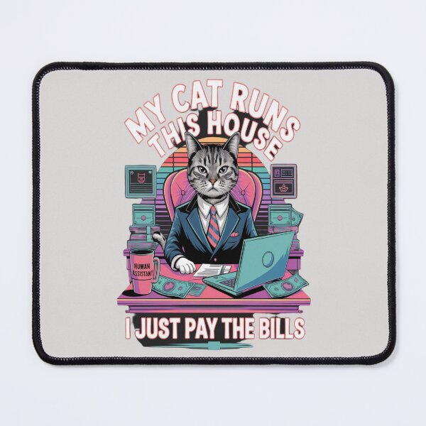 Item preview, Cat CEO – The Real Boss of the House! designed and sold by Petpixy.