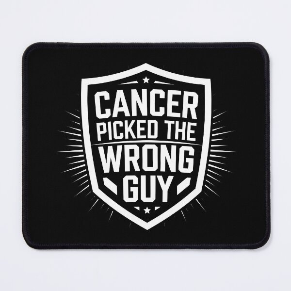 Item preview, Cancer Picked A Wrong Guy - This gift is perfect for warriors, survivors, and loved ones fighting cancer who want to show their strength, determination, and resilience. designed and sold by ZyziowskyArt.