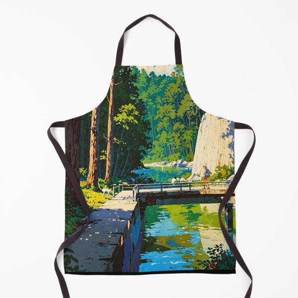 Item preview, Congaree National Park USA Retro Anime Japanese 80s Vintage Travel designed and sold by Retro-Anime9.