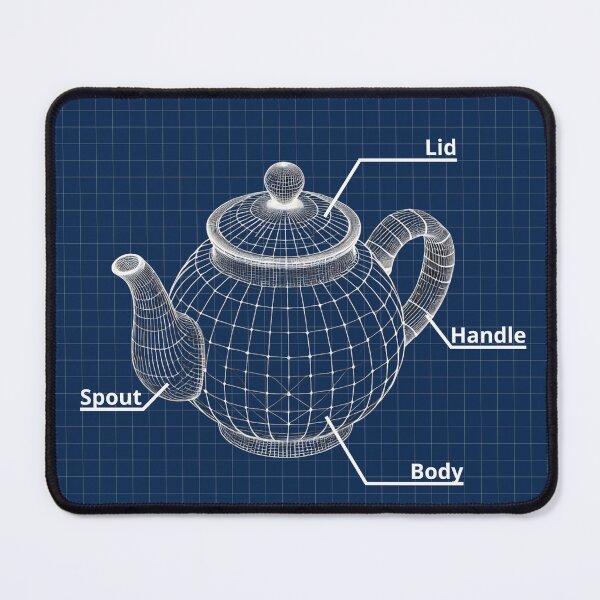 Item preview, Teapot Blueprint - Pour with Purpose designed and sold by Gustavo Lee.