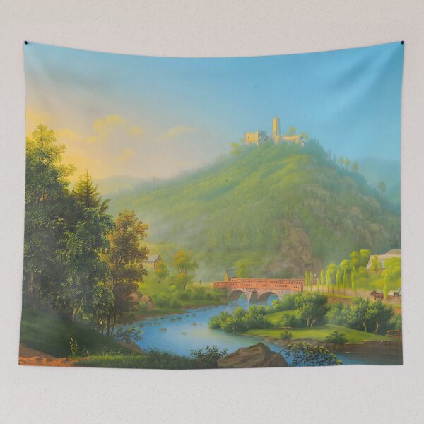 Item preview, View of Kynsburg – Majestic Landscape by Johann Heinrich Bleuler designed and sold by HistoryOnWalls.