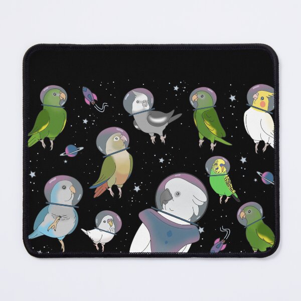 Item preview, Space Birbs Astronaut Parrot Flock designed and sold by FandomizedRose.