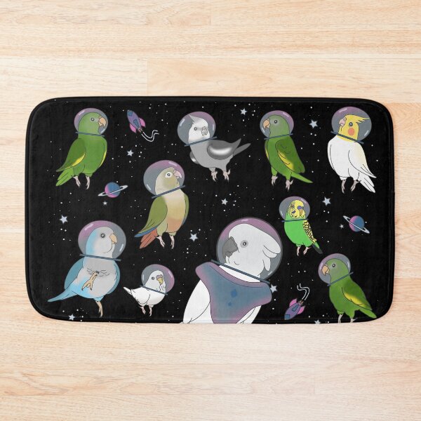 Item preview, Space Birbs Astronaut Parrot Flock designed and sold by FandomizedRose.