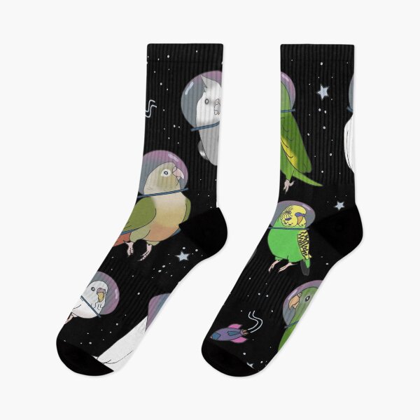 Item preview, Space Birbs Astronaut Parrot Flock designed and sold by FandomizedRose.