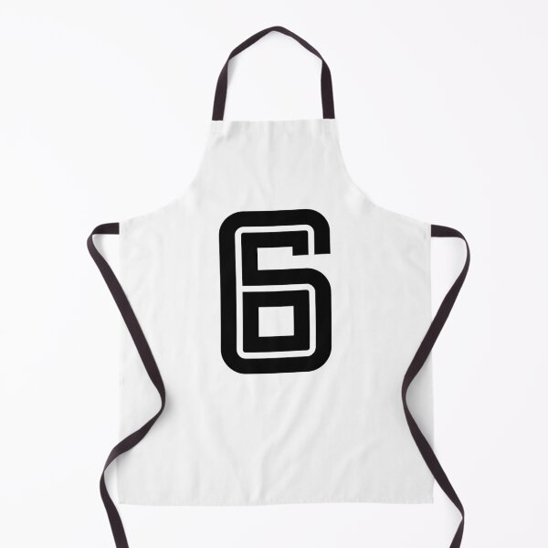 Item preview, No. 6 / Player Number Six / Football Player Number 6 (Black) designed and sold by STUDIO-72.