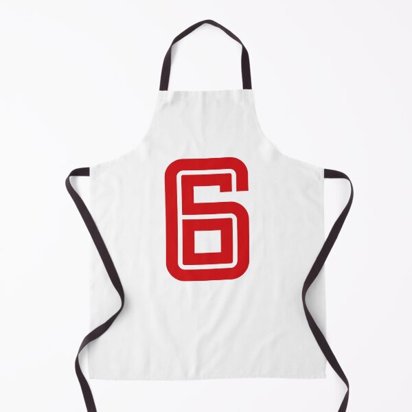 Item preview, No. 6 / Player Number Six / Football Player Number 6 (Red) designed and sold by STUDIO-72.
