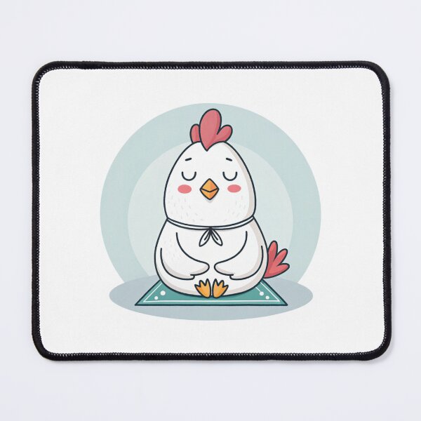 Item preview, Yoga Chicken Meditative Pose designed and sold by SignumShop.