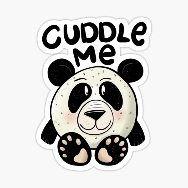 Artikel-Vorschau von Panda knuddel mich, designt und verkauft von Sophie.Design.