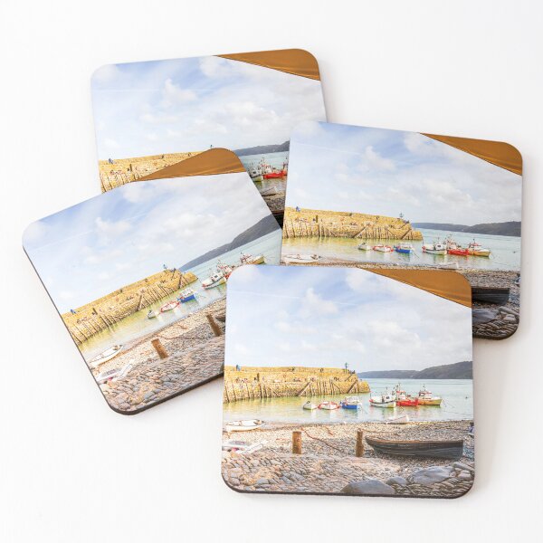 Item preview, Clovelly Harbour Fishing Boats And Harbour, North Devon, England designed and sold by Paul Thompson Photography.