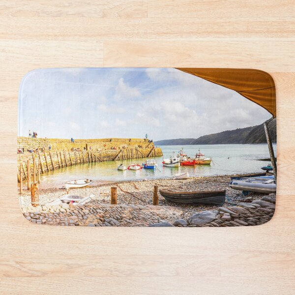Item preview, Clovelly Harbour Fishing Boats And Harbour, North Devon, England designed and sold by Paul Thompson Photography.