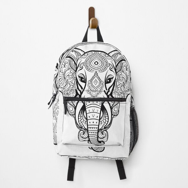 Item preview, Elephant #3 Coloring Page Pattern designed and sold by DavidColoring.