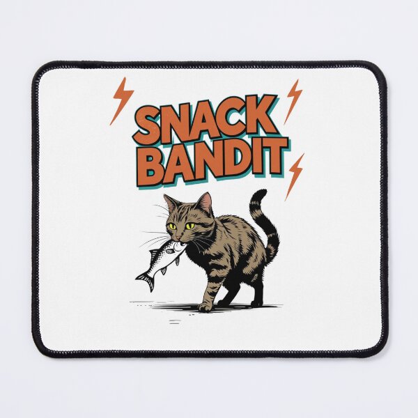 Item preview, "Snack Bandit" - Funny Cat Design designed and sold by Furry Paw  Prints.