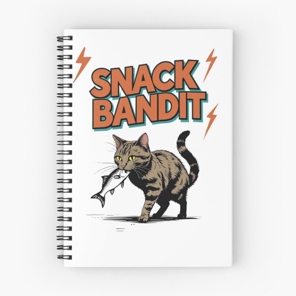 Item preview, "Snack Bandit" - Funny Cat Design designed and sold by Furry Paw  Prints.