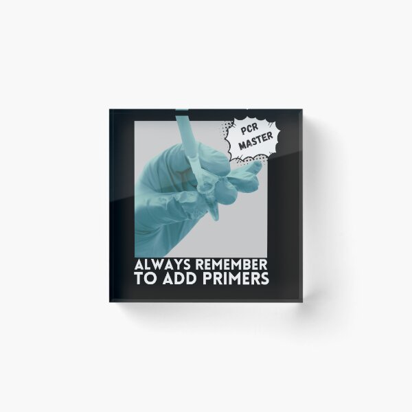 Item preview, PCR master always remember to add primers (white) designed and sold by MySciPic.