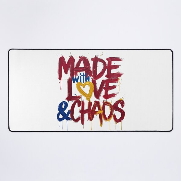 Item preview, Love & Chaos – Expressive Abstract Paint Design designed and sold by CoachCreates.