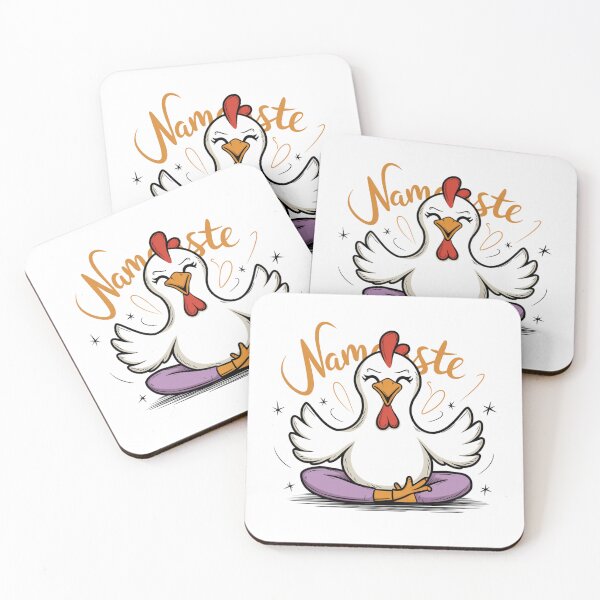 Item preview, Yoga Chicken Namaste designed and sold by SignumShop.