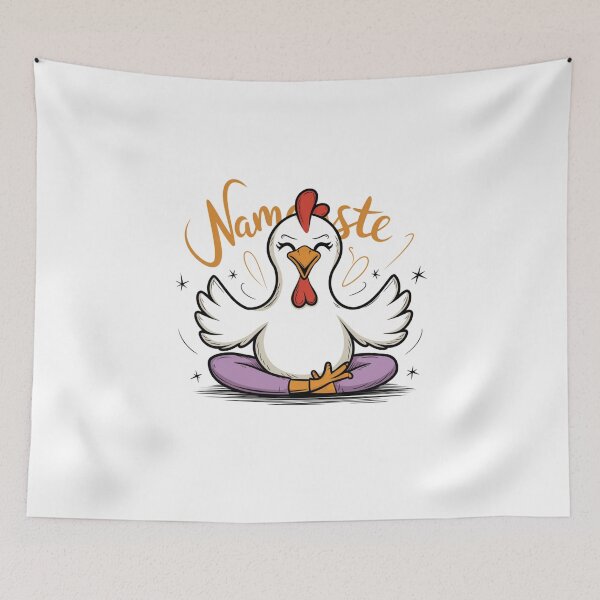Item preview, Yoga Chicken Namaste designed and sold by SignumShop.
