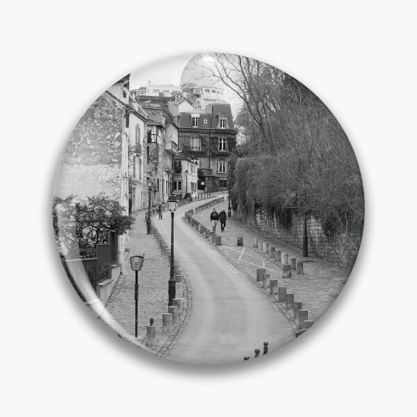 Item preview, Streetview in Montmartre Paris designed and sold by AxRiiseDesign.