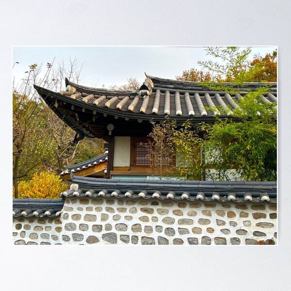 Item preview, The Side of a Korean Hanok Home | South Korea Photography designed and sold by YemmyZImages.