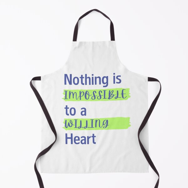 Item preview, Nothing is Imposible to a Willing Heart designed and sold by Lucky Arts With Love.