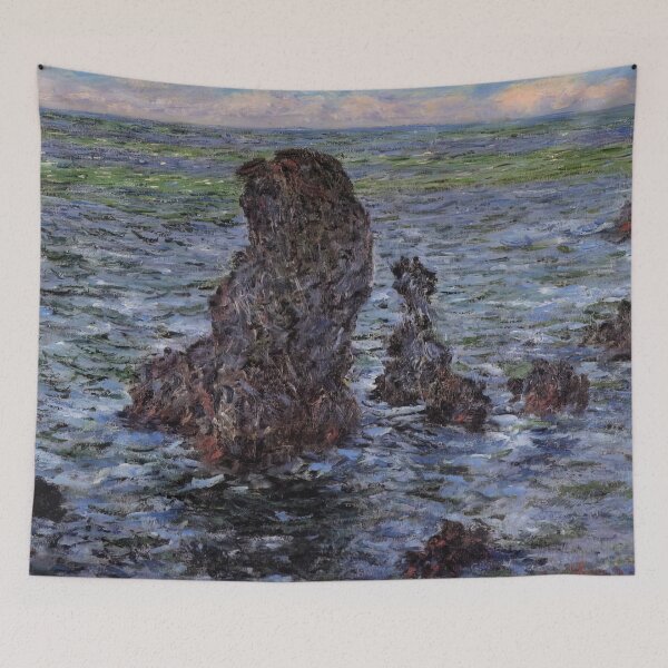 Item preview, Claude Monet - The Pyramids at Port-Coton designed and sold by irynaartbyim.