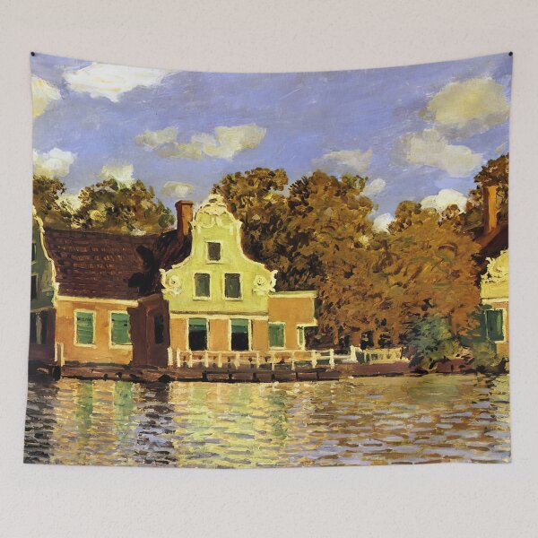 Item preview, Claude Monet - Houses on the Zaan River at Zaandam designed and sold by irynaartbyim.