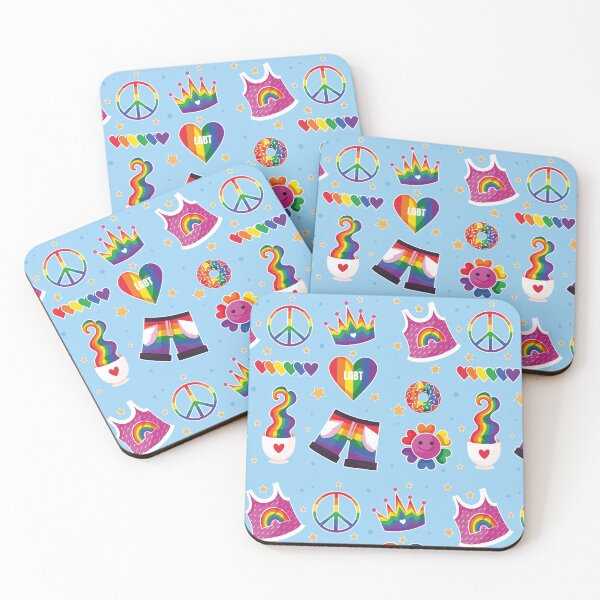Item preview, colorful pride month pattern, lgbtqia designed and sold by Mauswohn.