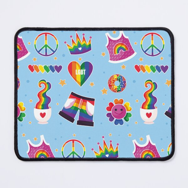 Item preview, colorful pride month pattern, lgbtqia designed and sold by Mauswohn.