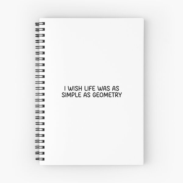 Item preview, I wish life was as simple s geometry designed and sold by designing01Ar3.