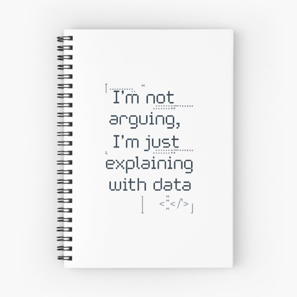 Item preview, Not Arguing Just Explaining With Data Nerd  designed and sold by Cheerhub.