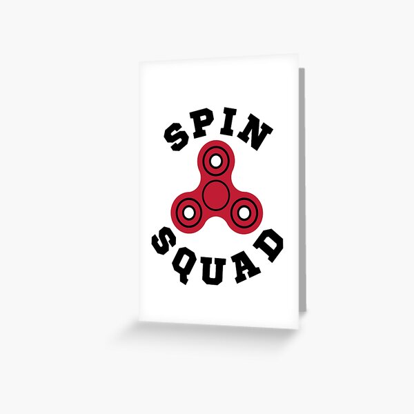 Fidget Spinner Greeting Cards Redbubble - roblox fidget spinner cool fastest spin toy for kids