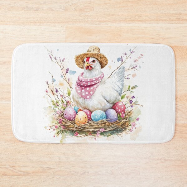 Item preview, "Spring Wonder: Easter Chick and Colorful Eggs" designed and sold by NelenaArt.