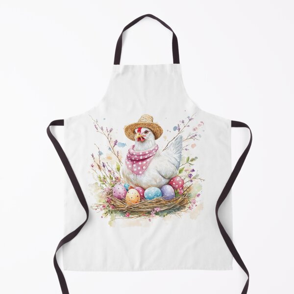 Item preview, "Spring Wonder: Easter Chick and Colorful Eggs" designed and sold by NelenaArt.