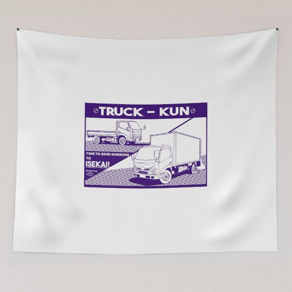 Item preview, Truck kun: time to send someone to isekai! designed and sold by Heybratan.