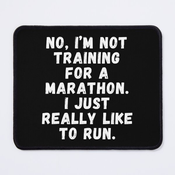 Item preview, Not training for a marathon - love to run designed and sold by EvergreenWhimsy.