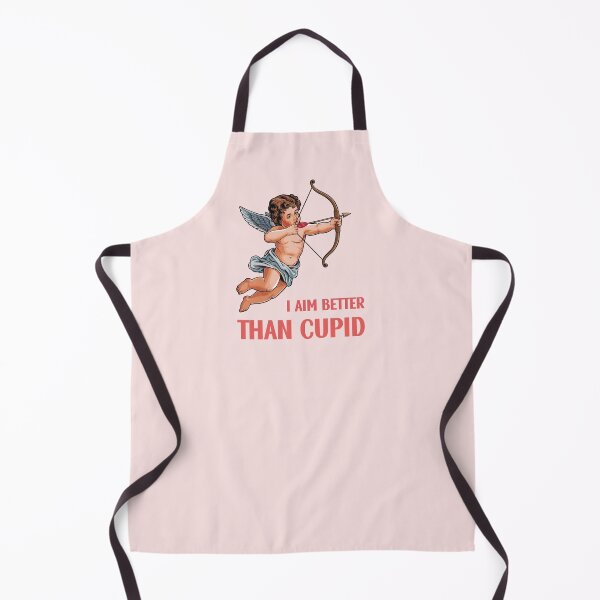 Item preview, I Aim Better Than Cupid - Vintage Cupid Shooting Arrow With A Bow designed and sold by SillyDarkShop.