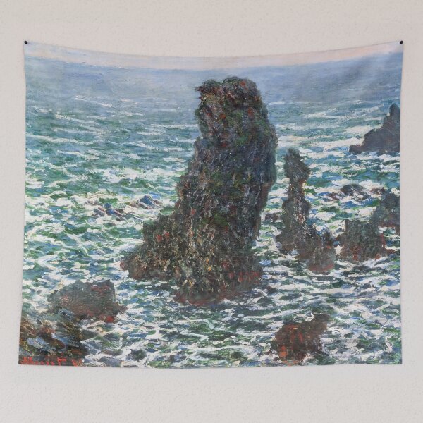 Item preview, Claude Monet - The Pyramids Of Port Coton, Belle-ile-en-mer designed and sold by irynaartbyim.