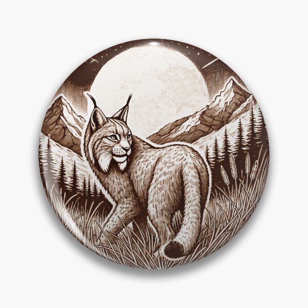 Item preview, Moonlit Night Lynx designed and sold by Tenpaces.