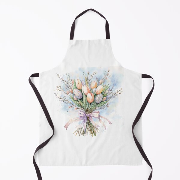 Item preview, "Easter Bouquet: Pastel Eggs and Spring Blooms" designed and sold by NelenaArt.