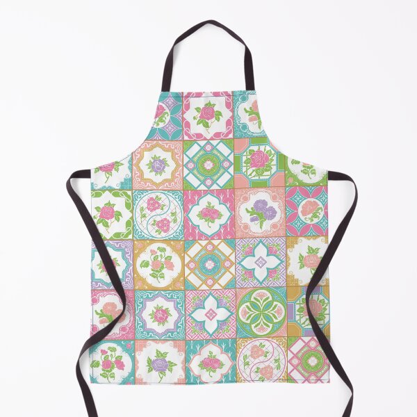 Item preview, Peranakan Floral Tiles Pattern designed and sold by YoungLWorkshop.