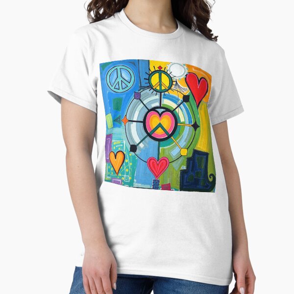 Love, Peace Unity 2, Love, Peace, Unity 2 Classic T-Shirt