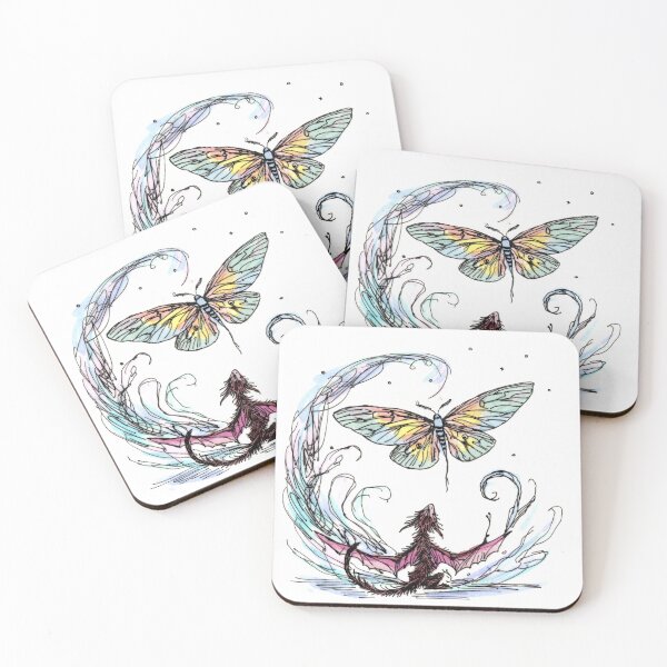 Item preview, Baby Bat and Butterfly designed and sold by Scribbles & Doodles by Jinx.