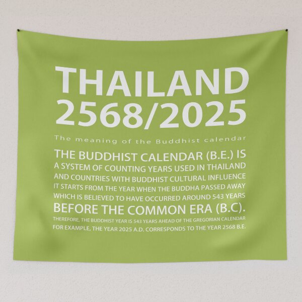 Item preview, Thailand : The meaning of the Buddhist calendar designed and sold by Vanich-Panich.