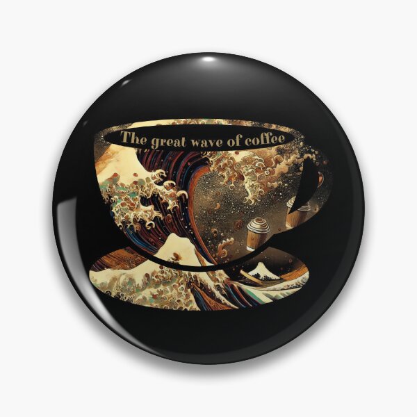 Item preview, The Great Wave Of Coffee designed and sold by Zeemazoo.