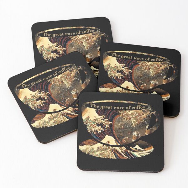 Item preview, The Great Wave Of Coffee designed and sold by Zeemazoo.