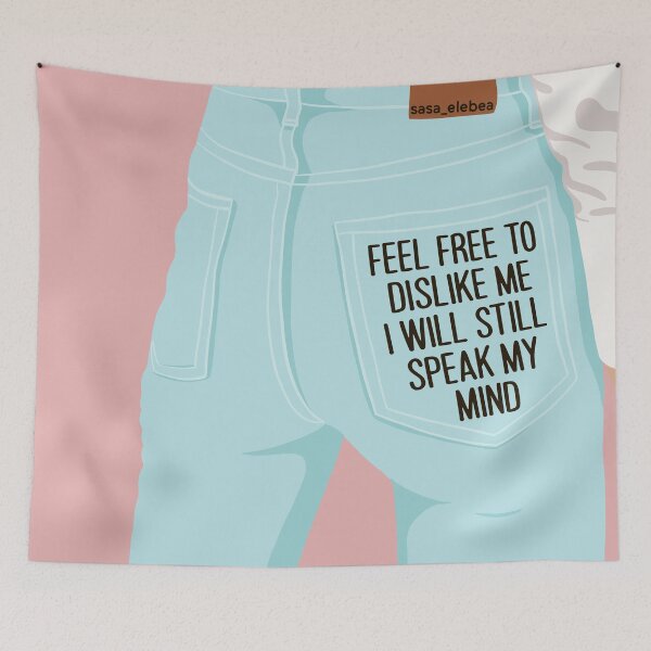 Item preview, I will speak my mind by Sasa Elebea designed and sold by Sabrina Brugmann.