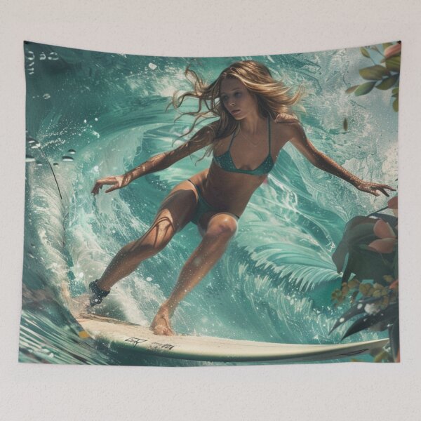 Item preview, Ocean Goddess – The Art of Women’s Surfing designed and sold by KrisG-Art.