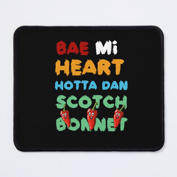 Item preview, Bae Mi Heart Hotta Dan Scotch Bonnet - Valentine’s Day - Valentine Pun Tee designed and sold by TeesByAngelzB.