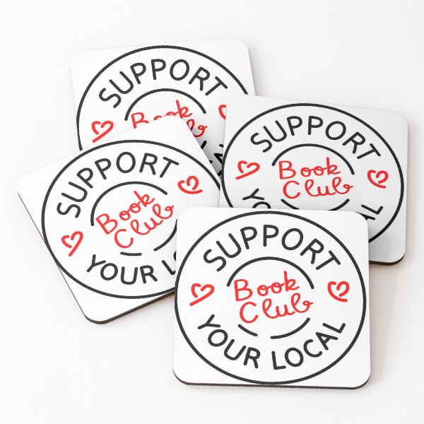 Item preview, Support Your Local Book Club designed and sold by BookBiffle.