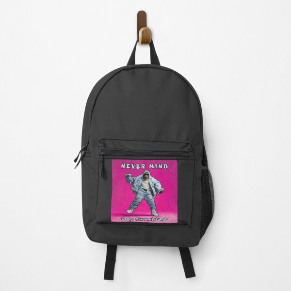 Item preview, Never mind, keep calm and dance, pink artwork with a dancing gorilla designed and sold by silent-violin.